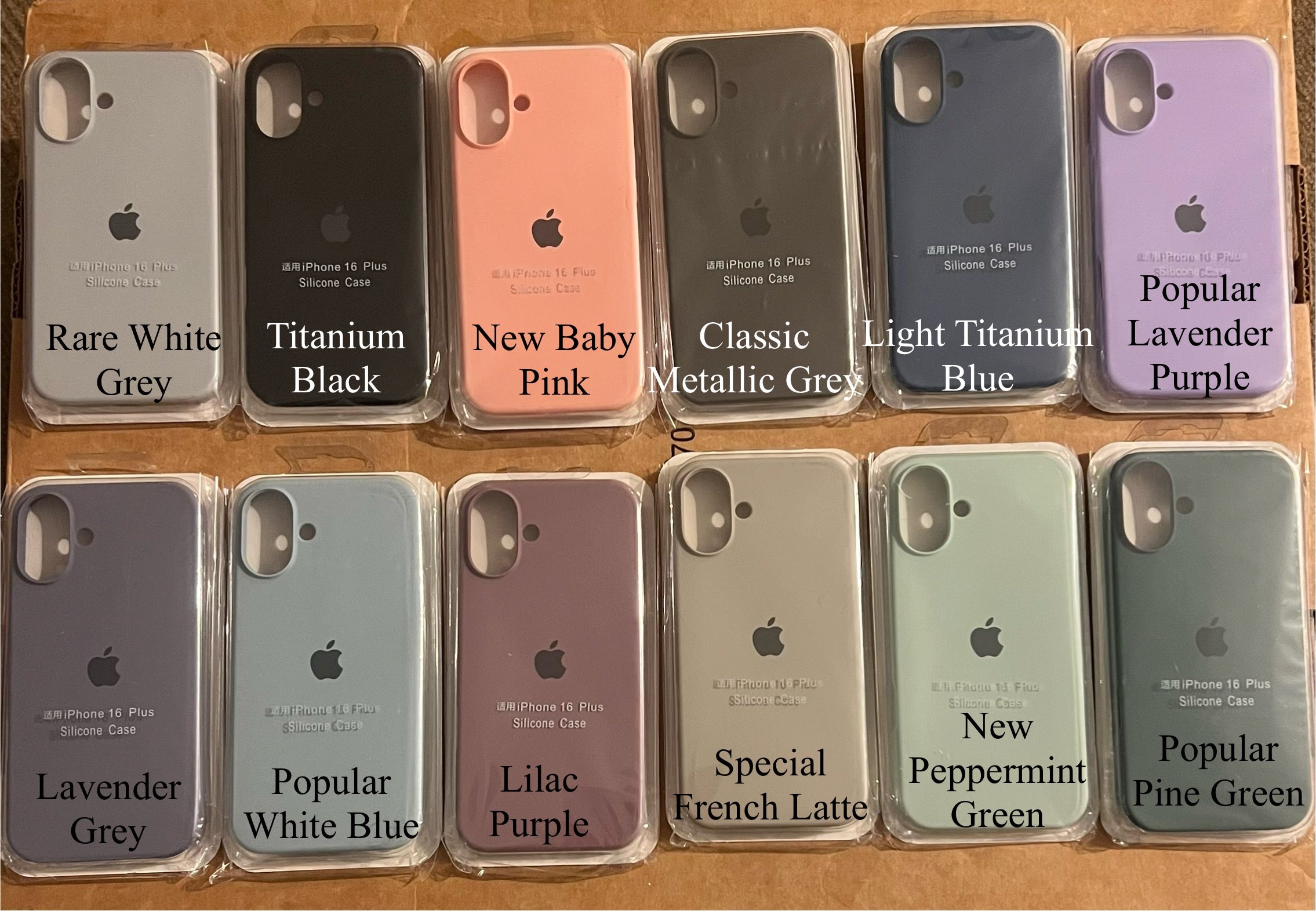 Apple Signature Silicone Phone Case- for Apple iPhone 16 Series 2024 Apple Signature Silicone Phone Case- for Apple iPhone 16 Series 2024
